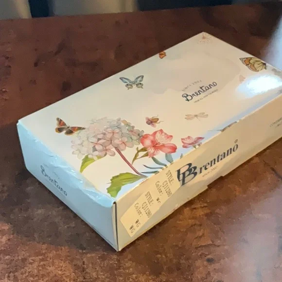 NWT Brentano Double Zippy Wristlet Wallet Dog In a Wagon - Picture 9 of 10